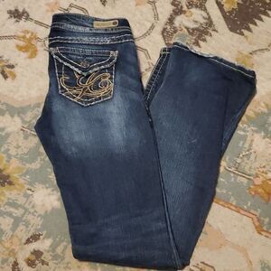 Silver Antique Collection 925 Mens Jeans The Logan 26x33 Thick Stitch